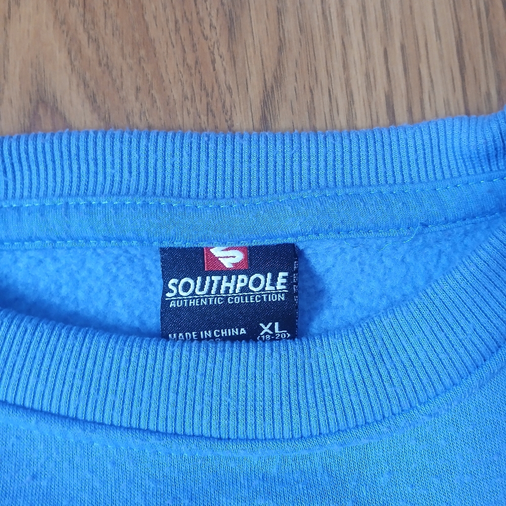 Vintage Southpole Sweatshirt Mens‎ XL Disneyland Embroidered Goofy Y2K - Picture 2 of 2